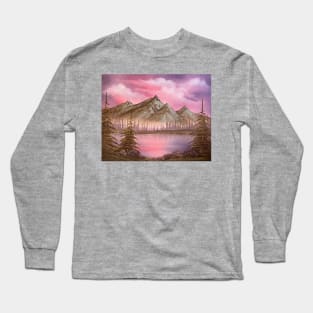 Mauve Mountain Long Sleeve T-Shirt